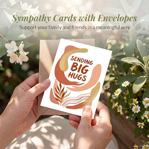 Sympathy Card, Sending Big Hugs Get Well Soon For - color: Sympathy Card 015