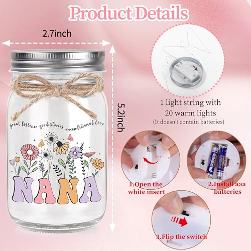Nana Gifts for Mothers Day Birthday Christmas Valentines Day Gifts for Nana - style: Nana Gifts