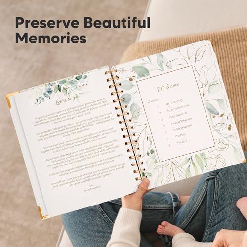 Pregnancy Journal for First Time Moms Gifts - 90 Pages Hardcover (Alpine) - color: Alpine