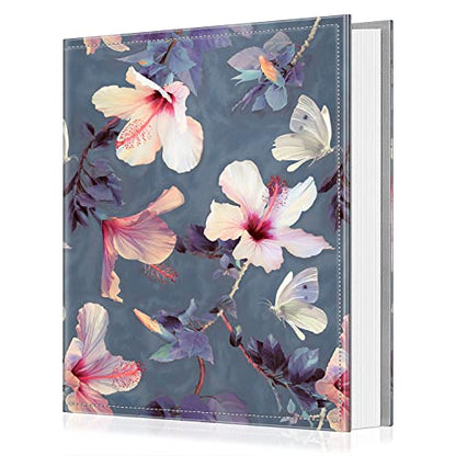 Fintie Photo Album 4x6 Photos - 600 Pockets Large Capacity Albums Book | Vegan Leather Cover, 4X6 Picture Keepsakes, Family/Wedding/Travel Memory Book, Baby/Kids/Boys/Girls Gift, Blooming Hibiscus - color: Blooming Hibiscus