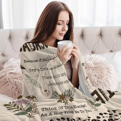 Leopard Badass Bestie Gift, Badass Bestie Blanket, Leopard Sisters Gift, Sister Blanket, Sister Gifts from Sister, Gifts for Best Friends - Super Soft Flannel Blanket 50" x 60" - color: Besties