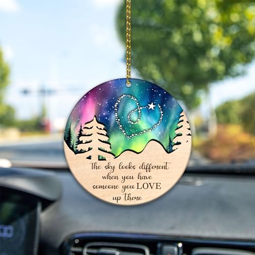 Hyturle Memorial Christmas Ornaments for Loss of Loved One - Memorial Suncatcher Ornament - Sympathy Gifts for Loss of Mom Father