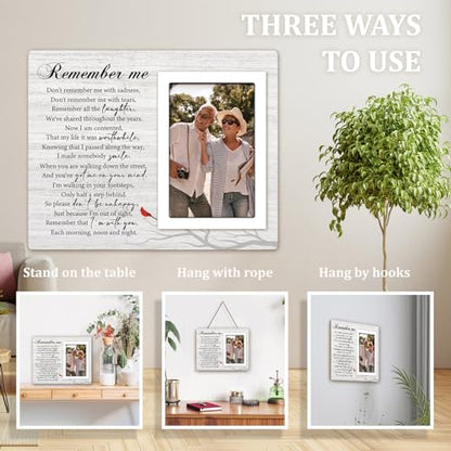 Sympathy Gift for Loss of Loved One, Memorial Picture Frame 4"x6" | Condolences Sympathy Bereavement Gift Ideas, in Memory of Loved One, Loss of Mom, Dad, Husband, Wife
