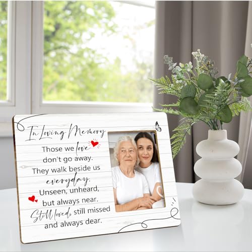 JANLAN Memorial Gifts for Loss of Loved One,Memorial Picture Frame,Bereavement Gift Sympathy Gifts Remembrance Gift for Loss of Mom Dad Wife Husband,Still Loved Still Missed Photo Frame - style: Loss of Loved One-2