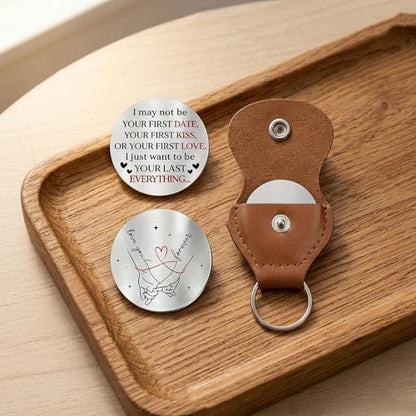 Your Last Everything Couple Coin, Love You Forever for Him And Her Pocket Hug Token Valentine Accessory Gift Jewelry