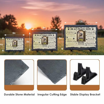 Personalized Pet Memorial Stone for Loss Dogs Cats - color: Memorial 6