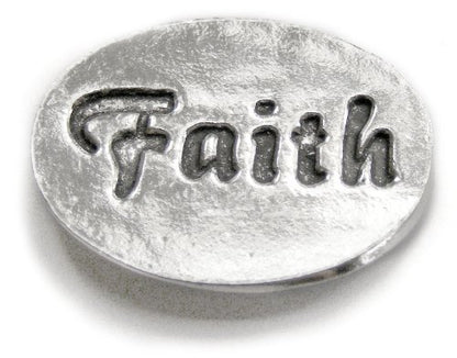 Basic Spirit Angel/Faith Pocket Token (Coin) Handcrafted Pewter Lead-Free CN-2