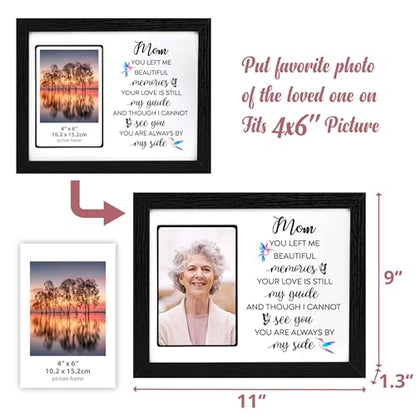 Memorial Gifts LED Shadow Box 4x6 Picture Frame Sympathy for Loss of Mom | Bereavement Gifts Ideas in Memory of Loved One for Loss of Mother Grandma Condolences Remembrance Grief Funeral - size: Mom Memorial