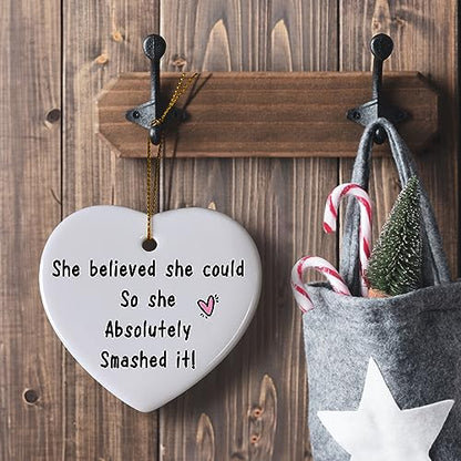 Jocidea Proud of You Gift - She Believed She Could so She Absolutely Smashed It - Well Done Gift - You Did It - color: Absolutely Smashed It
