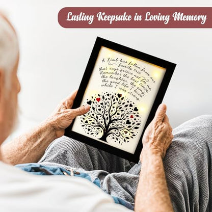Memorial Gifts LED Shadow Box Sympathy Gift Condolences Grief Family Tree - size: Family Tree