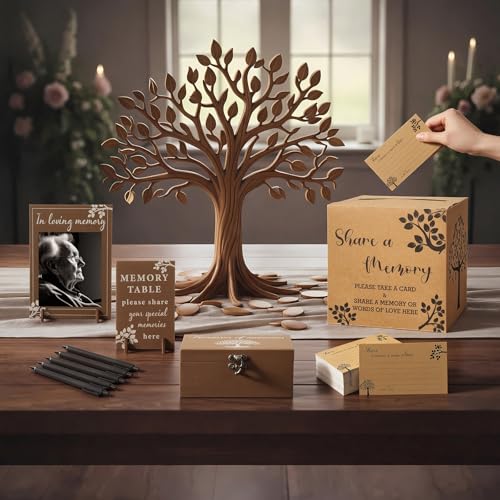 Gilprop 113 Pcs Celebration of Life Share a Memory Cards Set, Tree of Life - style: Tree of Life