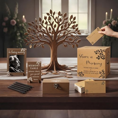 Gilprop 113 Pcs Celebration of Life Share a Memory Cards Set, Tree of Life - style: Tree of Life