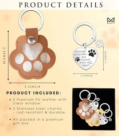 Pet Paw Print KeepSake Dog Memorial Suncatcher – Pet Fur Keepsake for Dog Hair, pet Hair Memorial keepsake - color: Miarita- Kl- Pet Hair