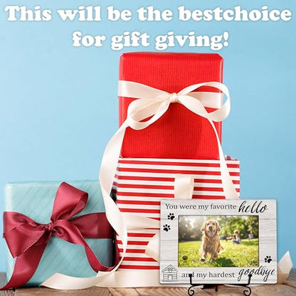 YSTEP Dog Memorial Picture Frame, Pet Loss Gift, Memorial Sympathy & Bereavement Gifts for Loss of Dogs, Pet Memorial Frame, Dog Wooden Photo Frames 4x6 In -G05 - style: Style 5