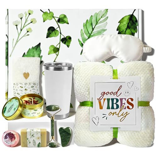 Self Care Gifts Get Well Soon Baskets for Women, Thoughtful Easter Mother’s Day Birthday Premium Spa & Sympathy Basket for Mom Best Friend Sister