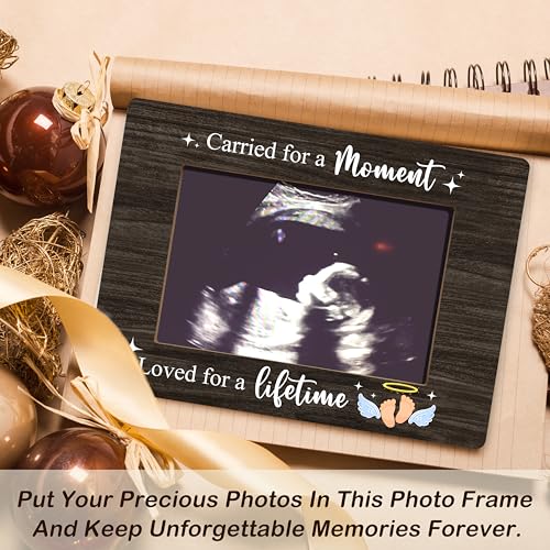 Miscarriage Memorial Picture Frame, Carried For A Moment Photo Frame, Baby Memorial Frames, Baby Loss Remembrance Gifts, Sympathy Gifts For Loss Of Loved Baby, Wooden Picture Frames -A28