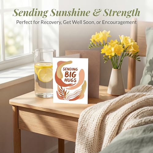 Sympathy Card, Sending Big Hugs Get Well Soon For - color: Sympathy Card 015