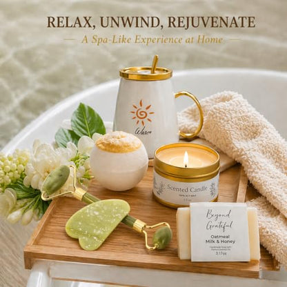 Self Care Basket Gift for Women: Get Well Soon After Surgery Sympathy Spa Set Baskets Gifts for Woman Girls - Birthday Mothers Day Unique Body Care Box Sets Presents for Her Mom Friends Sister Wife