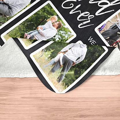 Printwoo Gifts for Dad Custom Blankets with Photo, Personalized Photo Blankets Fathers Day Personalized Gifts for Dad from Daughter Son Customized Blanket with Picture - color: 8 Photo-2