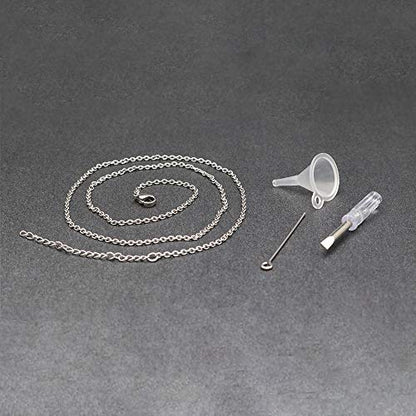 Pet Urn Necklace Heart Memorial Urn Pendant Dog Cat Keepsake Funeral Jewelry 316L Stainess Steel Paw Print Cremation Jewelry - color: One Paw