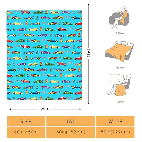 Car Blanket Gifts for Adults Men Women Boys Girls Birthday Christmas Halloween Easter Dad Husband Boyfriend Son Throw Blanket 60"x80" - color: Car, size: 60"x80"