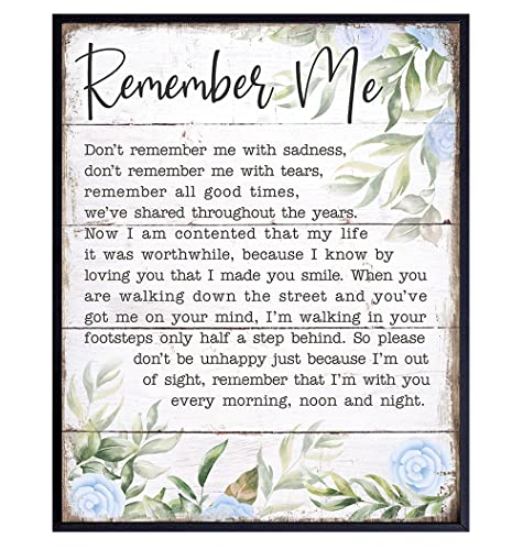 Bereavement Gifts - Remembrance Gifts - Pet Dog Cat Memorial Art - Encouragement Print - Inspirational Uplifting Positive Quotes Wall Art Decor - In Loving Memory Artwork - In Memory of Loved One