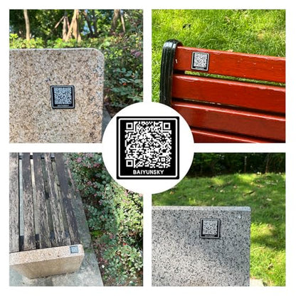 Grave Medallion and Memorial Webpage , QR Memorial Plaques for Outdoors,Headstone Grave Marker ,Sympathy Gifts for Loss of Loved One, Collecting Memories, Photos, and Messages from Family/Friends
