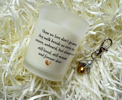 Sympathy Gifts for Loss of Loved One Dad Mom Husband Sister Friend Son Child Dog, Bereavement Gifts, Thinking of You, Get Well Soon, Grief Gift, Cheer Up, Comfort Condolence Candle, Remembrance Angel