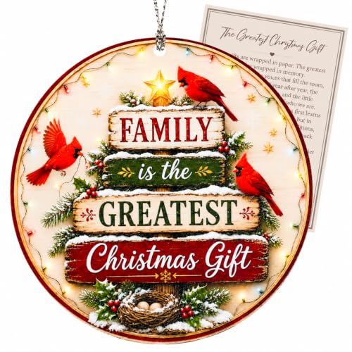 Family Christmas Ornament 2026, Cardinal Christmas Ornament, Family Ornament for Christmas Tree, Holiday Keepsake - color: Christmas2