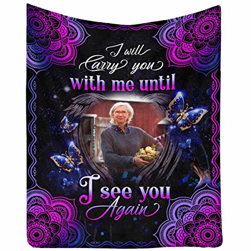 InterestPrint Custom in Loving Memory Blanket, I See You Again Blanket Throws Gifts - color: Multi 23, size: 30 x 40 Inches