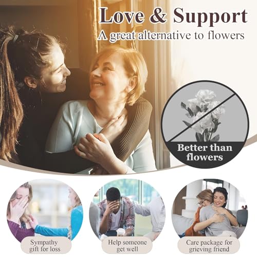 Sympathy Gift Baskets, Care Package for Women, Soothe Grief Sympathy Gifts for Loss of Loved One, Condolences Gift Basket for Loss, Bereavement Miscarriage Gifts for Mothers, Mom, Sister, Friend