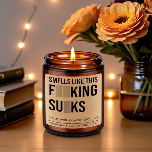GSPY Candles, Sending Hugs, Grief, Comfort Gifts for Women Men - Sympathy Gifts for Loss of Loved One, Mom, Dad, Husband, Pet - Memorial, Thinking of You, Miscarriage, Condolences, Bereavement Ideas