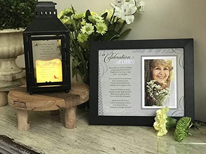 Celebration of Life Sympathy Gift Set- Memorial Picture Frame & Ornament with Celebration of Life Sentiment