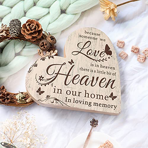 Sympathy Gift Bereavement Memorial Decor Sign Loss of Loved One Remembrance Sign Memorial Present Condolence Sign Loss of Mother Father Sympathy Gift Living Room Home Table Centerpiece Decor