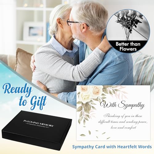 Memorial Gifts LED Shadow Box 4x6 Picture Frame Sympathy for Loss of Dad | Bereavement Gifts Ideas in Memory of Loved One for Loss of Father Grandfather Condolences Remembrance Grief Funeral - size: Dad Memorial