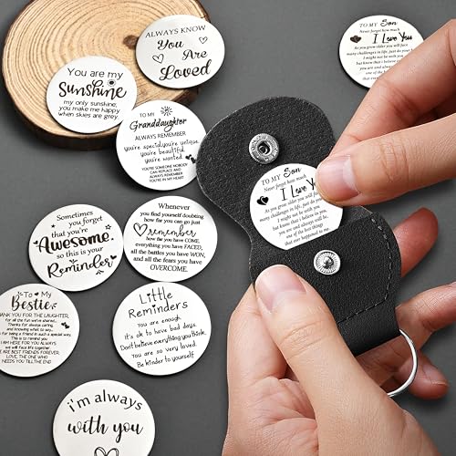 CINDYHE Pocket Hug Token keychain for Men Women Him Her(Son) - color: Son