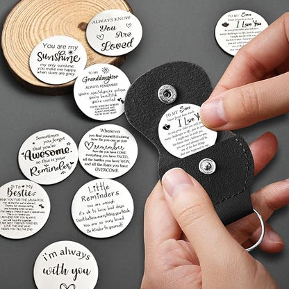 CINDYHE Pocket Hug Token keychain for Men Women Him Her(Son) - color: Son