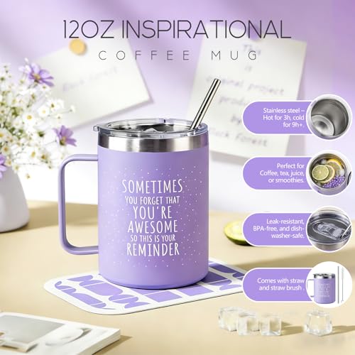 Mothers Day Gifts for Mom, 9pcs Happy Birthday Gifts for Women, Unique Birthday Relaxation Spa Gift Christmas Ideas Relaxing Lavender Set Self Care Gift Basket for Her Mom Sister Friend Teacher - color: Purple