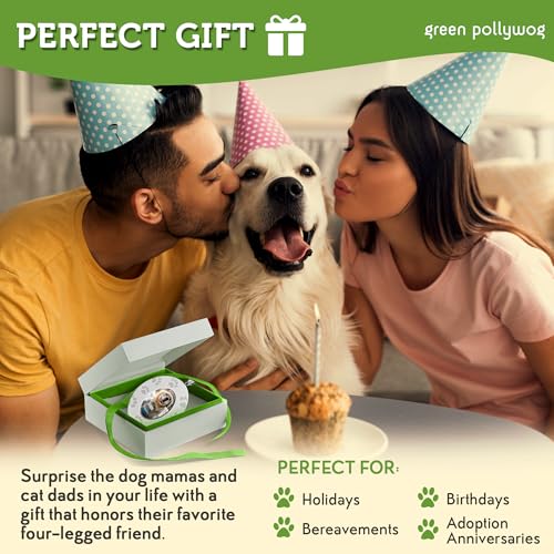 Green Pollywog Screenprinted Paw Print DIY Frame Ornament - style: Screenprinted Paw Picture Frame