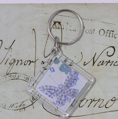BetterJonny 20Pcs Acrylic Picture Keychain Blanks in Clear Acrylic Picture Frame Keyrings - color: Rhombic
