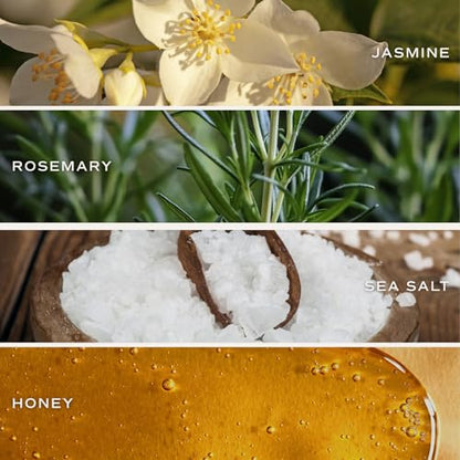 Sweet Water Decor with Love Candle, Thoughtful Gift, Jasmine, Rosemary, Sea Salt & Sweet Honey Scented Soy Wax Candle for Home, Wedding Gift, 9oz Clear Jar, 40 Hour Burn Time, Made in the USA - style: With Love