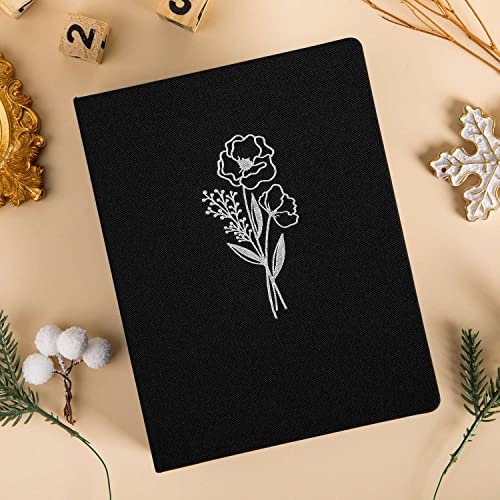 Lanpn Photo Album 4x6 50 Pictures 2 Packs, Small Mini Capacity Linen Photo Book Sets, Each Pack Holds 100 Top Loader Vertical Only Picture for Kids Boy Girls Black - color: Black, size: 50 Pockets/2PK