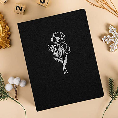 Lanpn Photo Album 4x6 50 Pictures 2 Packs, Small Mini Capacity Linen Photo Book Sets, Each Pack Holds 100 Top Loader Vertical Only Picture for Kids Boy Girls Black - color: Black, size: 50 Pockets/2PK