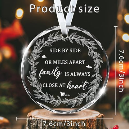 Christmas Ornaments Family Christmas Ornaments 2026 Long Distance Gifts - color: Family at Heart