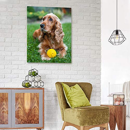 Personalized Photo to Canvas Print - Canvas Prints With Your Photos on Custom Wall Art for Bedroom, Living Room, Wedding Baby Pet Family Picture Framed Wall Art (11" W x 14" H) - size: 14"L x 11"W