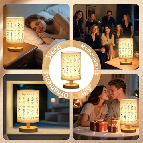 WSYEAR Christian Gifts for Women, Christian Table Lamp with Flowers, Birthday Gifts for Women, Inspirational, Religious Gifts for Sister, Friend, Daughter, Mom - color: Flower