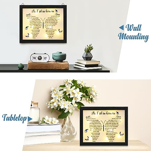 Memorial Gifts LED Shadow Box Sympathy Gift Condolences Grief Butterfly - size: Butterfly
