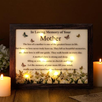 Gerrii Sympathy Memorial Gifts for Loss of Loved One, Loss of Mother - style: Loss of Mother