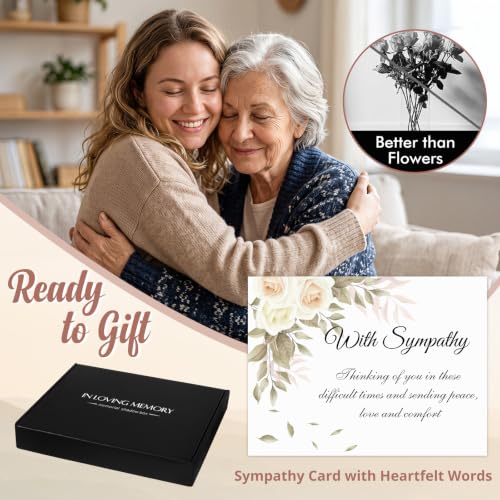 Memorial Gift LED Shadow Box 3.8x8.8 Picture Frame Sympathy for Loss of Mom - size: Mom Memorial Compact Version