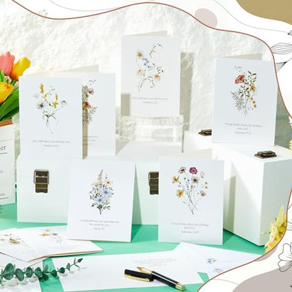 Motiskyy 24 Pack Thinking of You Cards with Envelopes Jesus,Stylish Style - style: Posh
